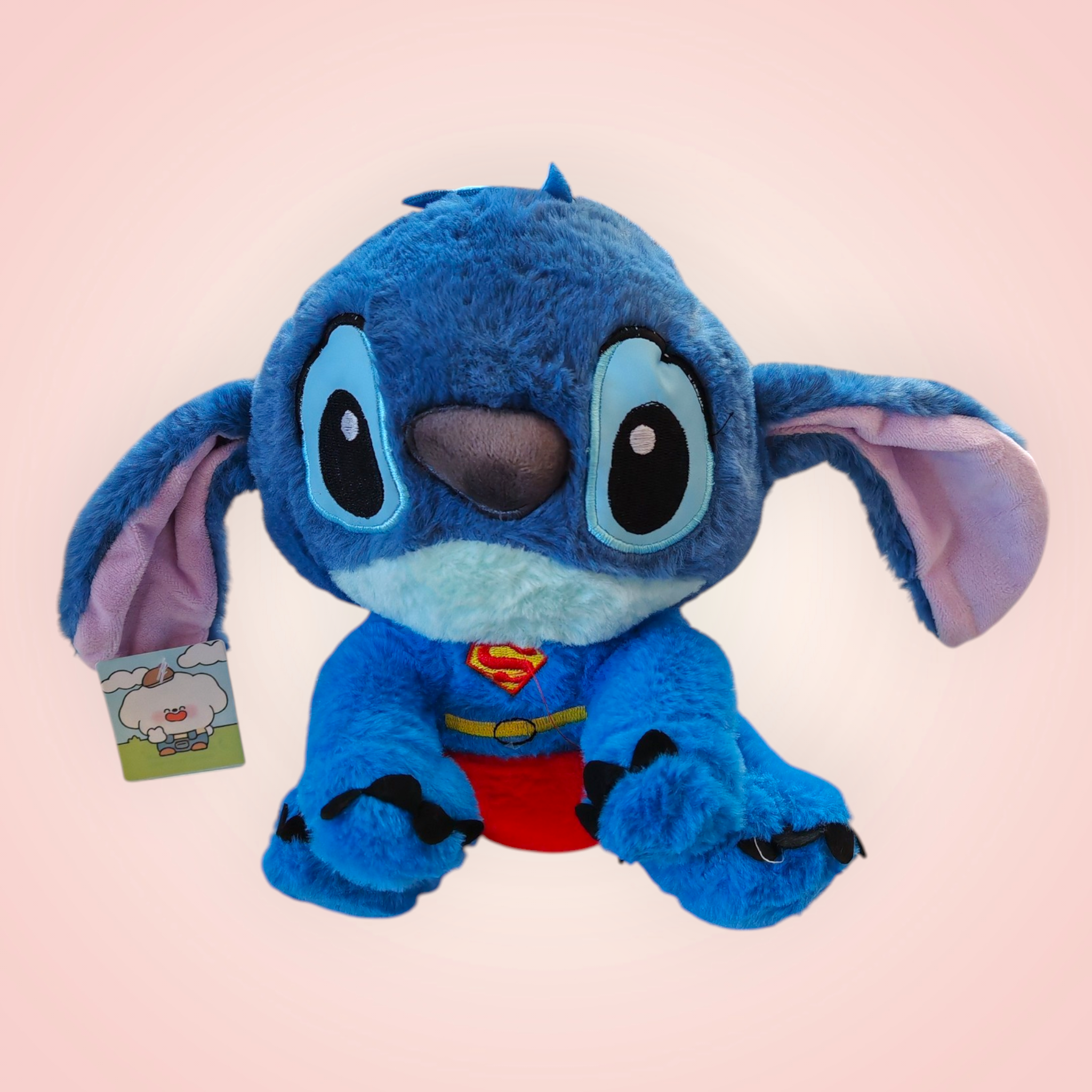 Peluche stitch superman
