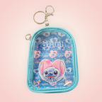 Pochette porte clé Stitch