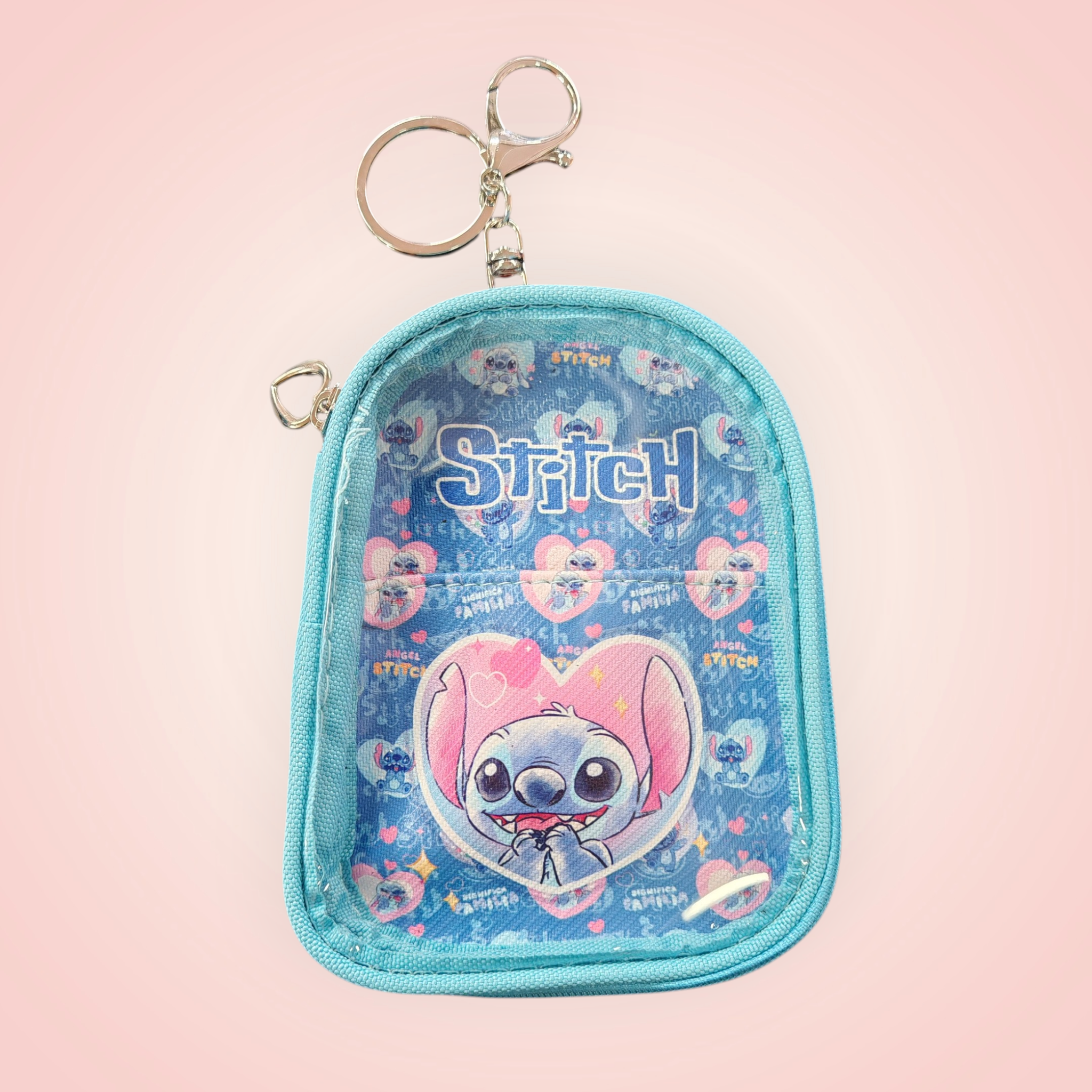 Pochette porte clé Stitch