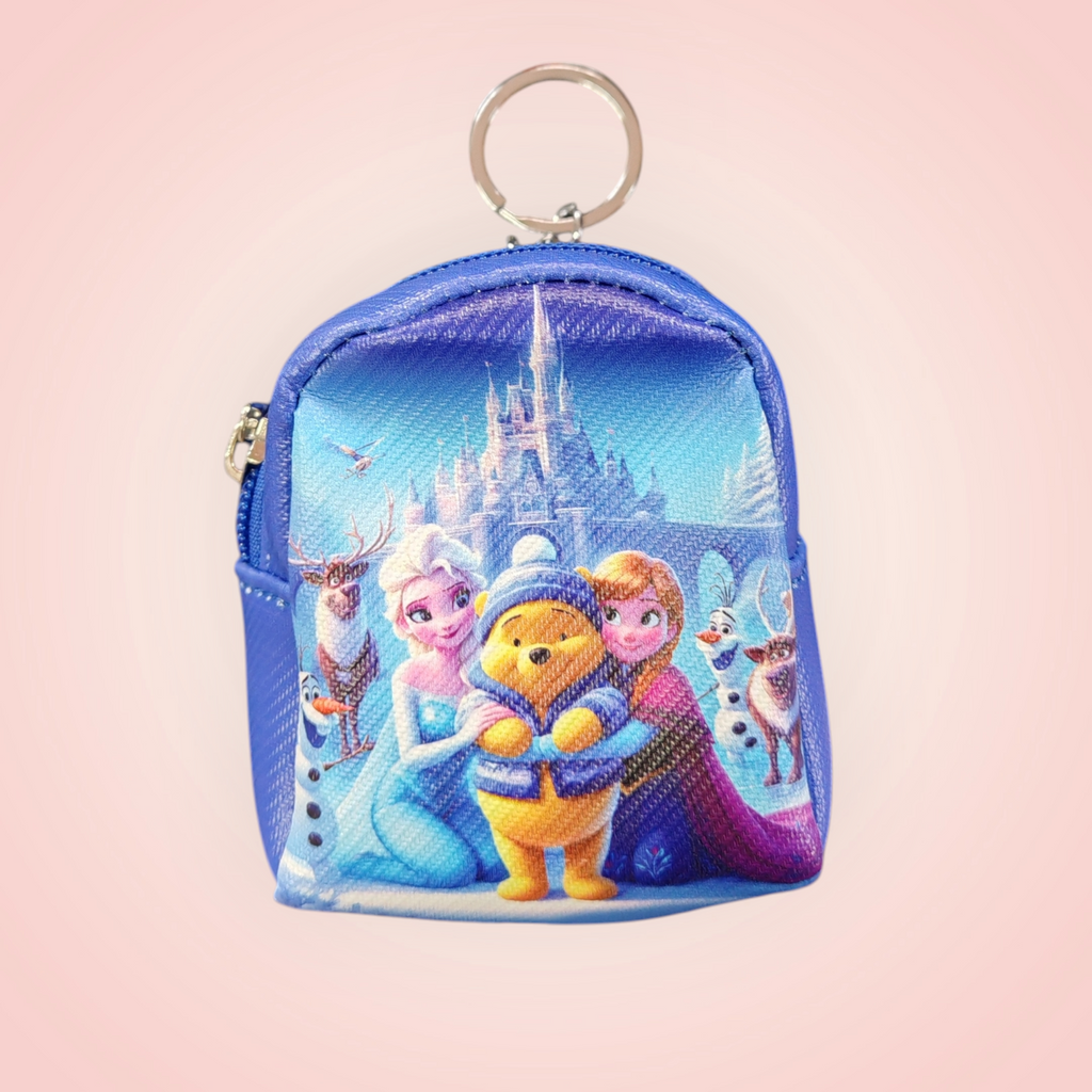 Porte-clé monnaie reine des Neiges Winnie l'Ourson