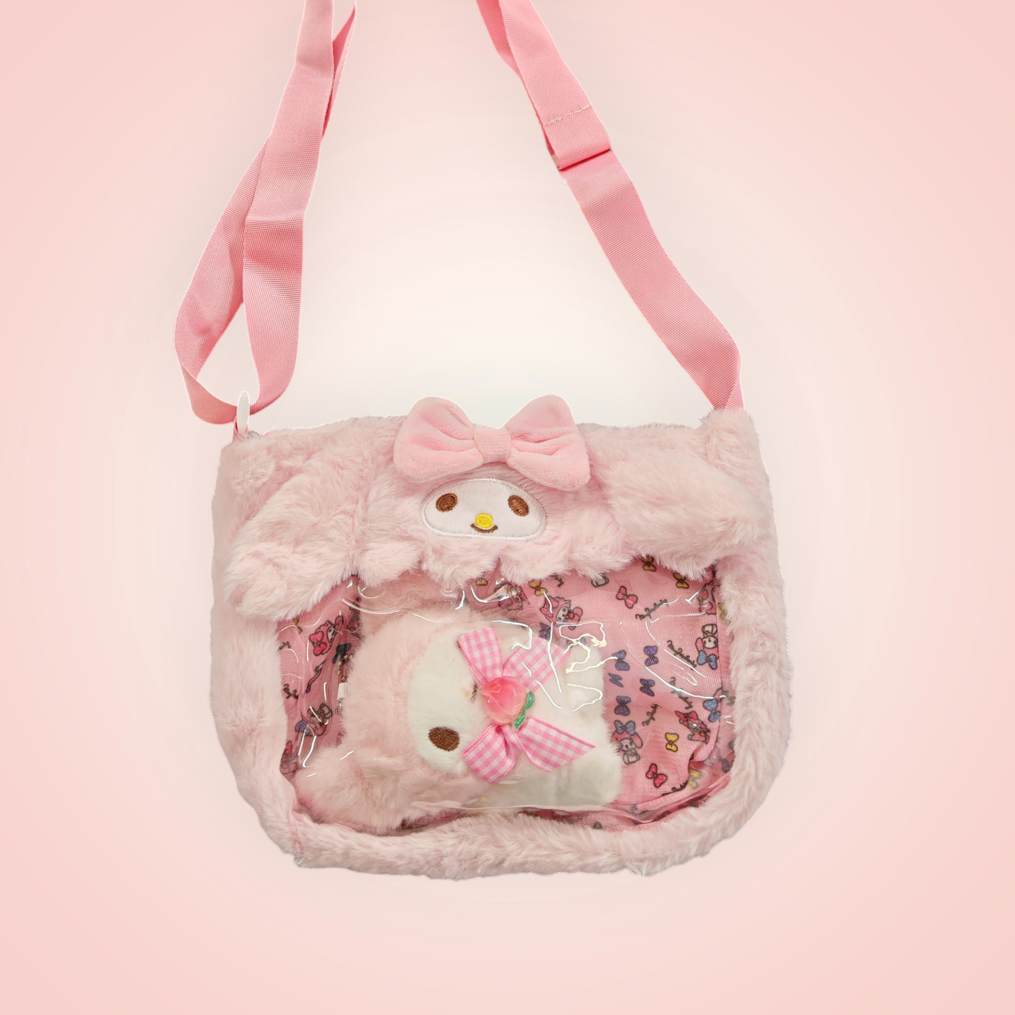 Sacoche avec doudou sanrio