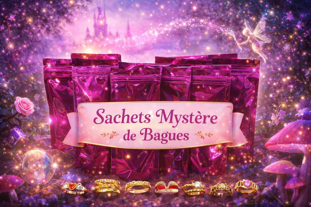 Sachet mystère de maman bague acier inoxydable