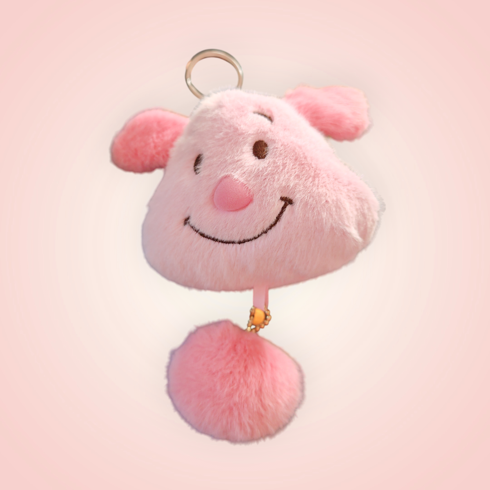 Tête doudou porte clé Winnie et ses amis
