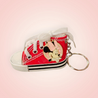 Porte clés converse Minnie et Mickey