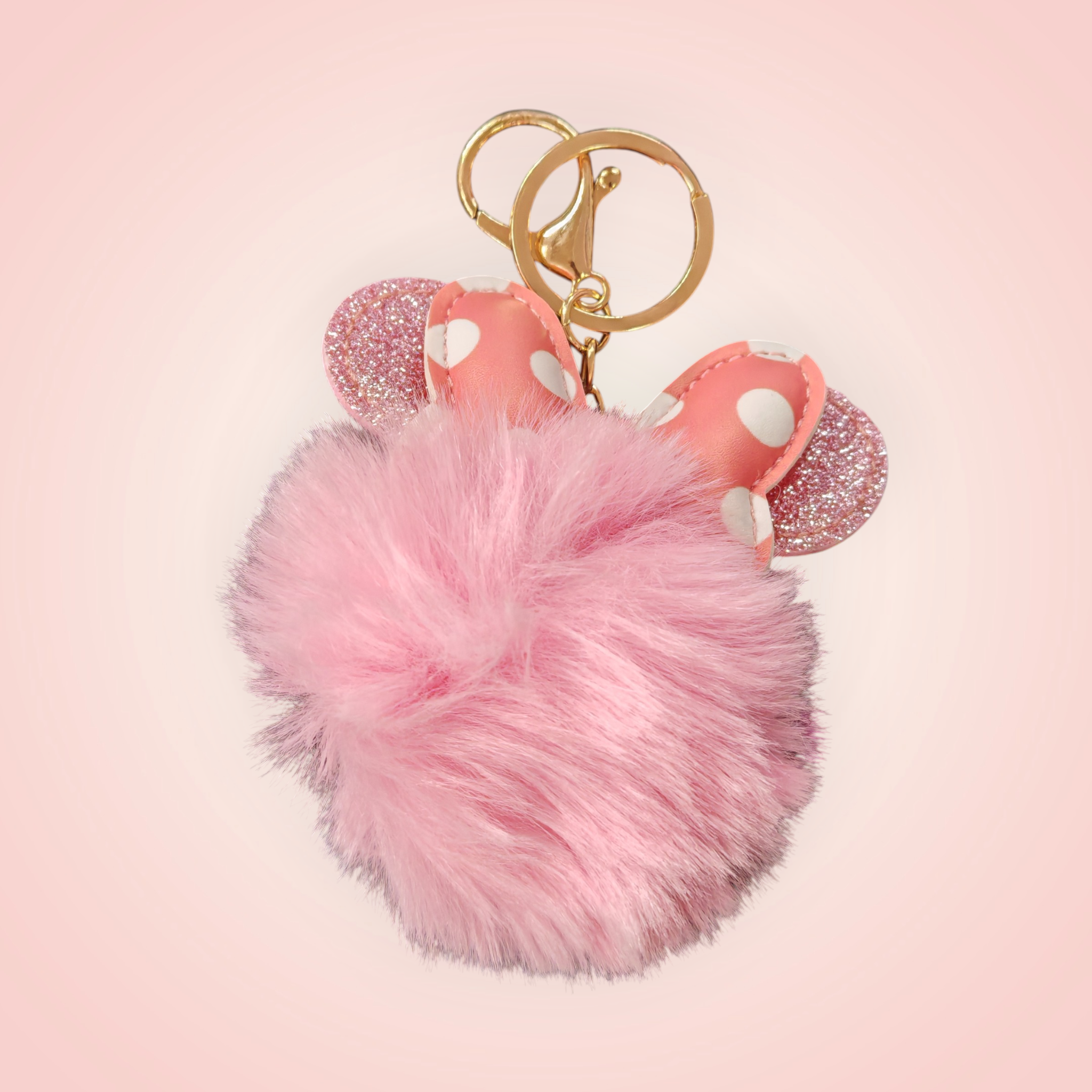 Porte clés pompom minnie