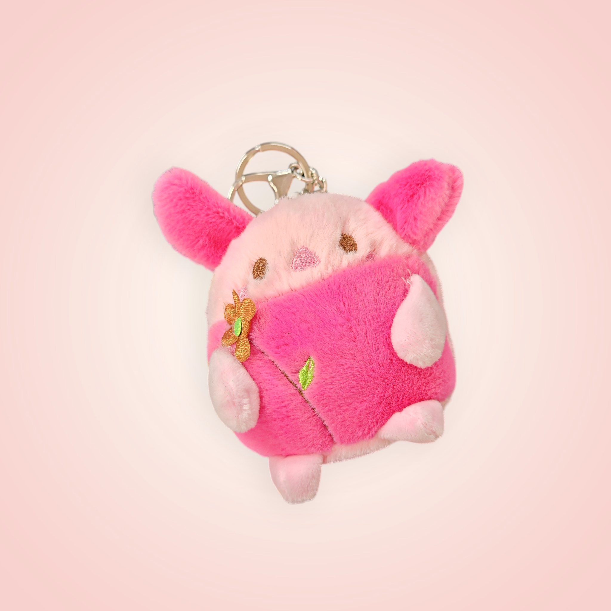Porte clés doudou rond univers Winnie