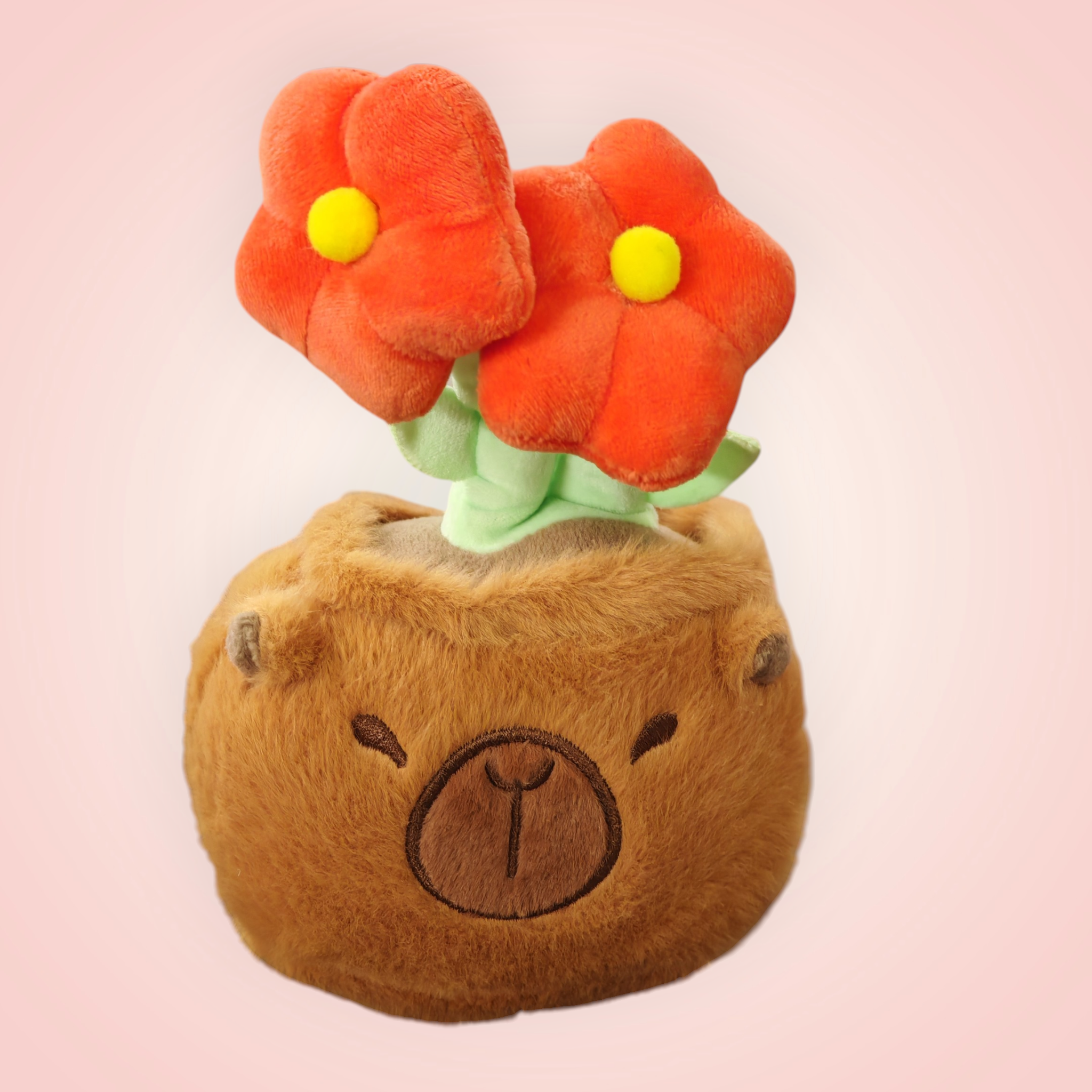 Fleur peluche capybara