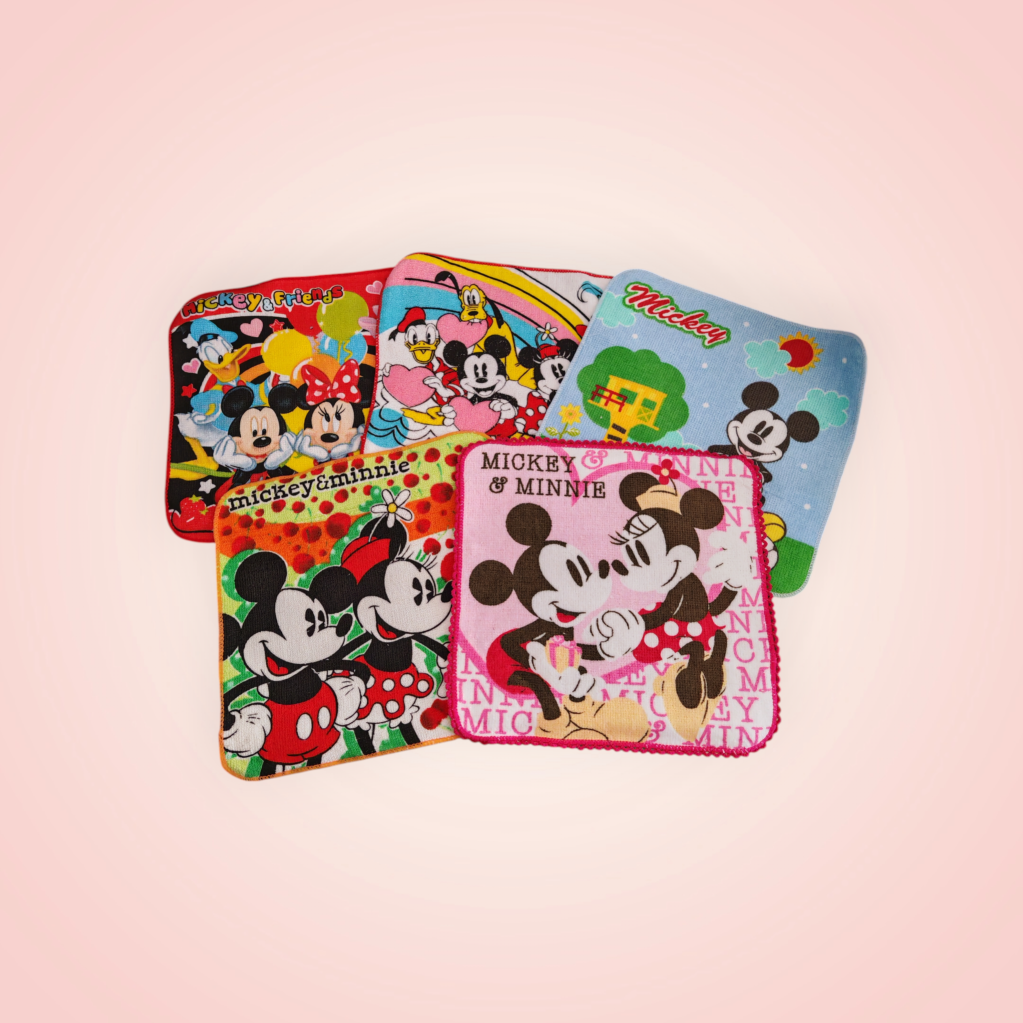 Lots de petite serviette mickey