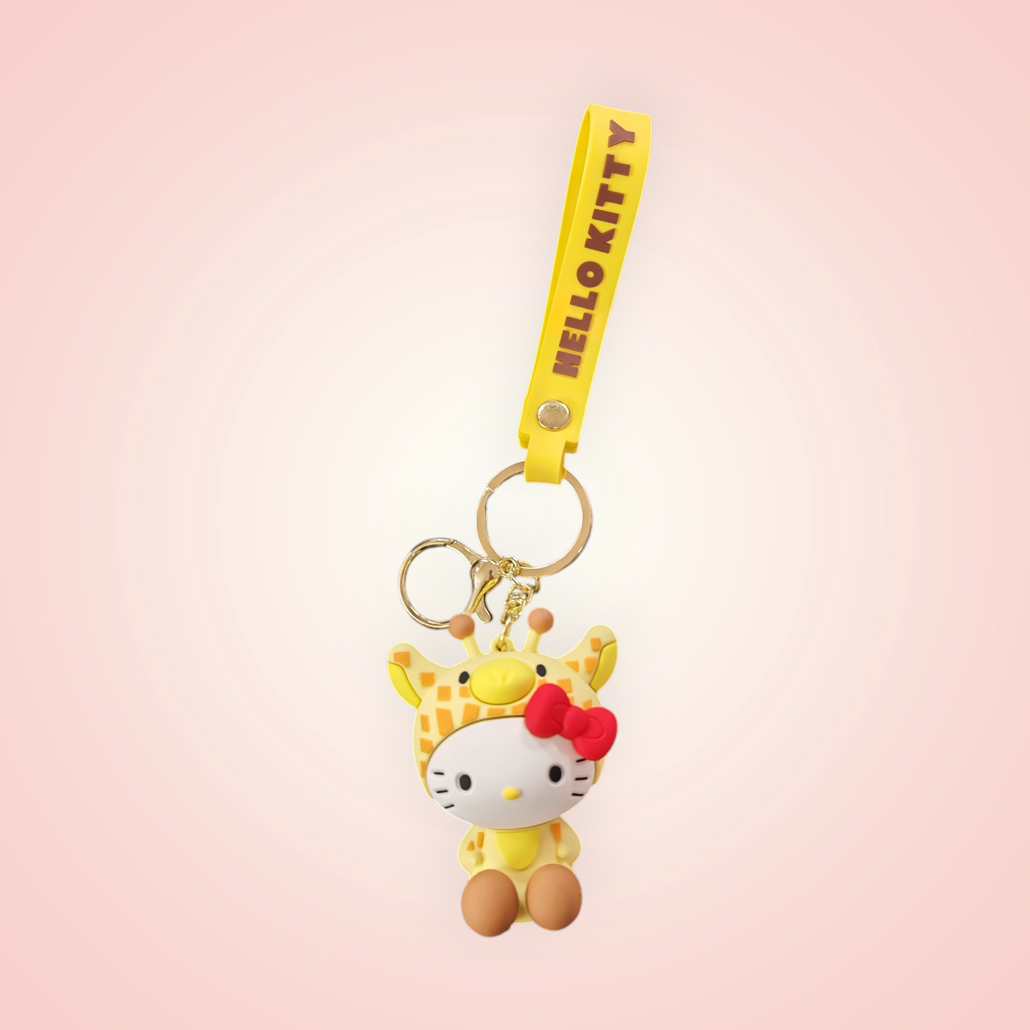 Porte clés girafe hello kitty