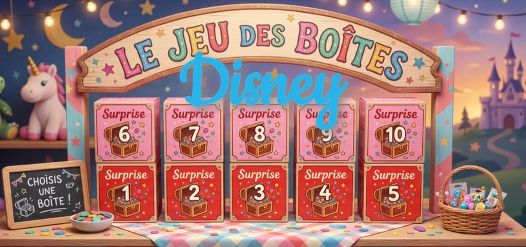 Le jeu des boîtes Disney