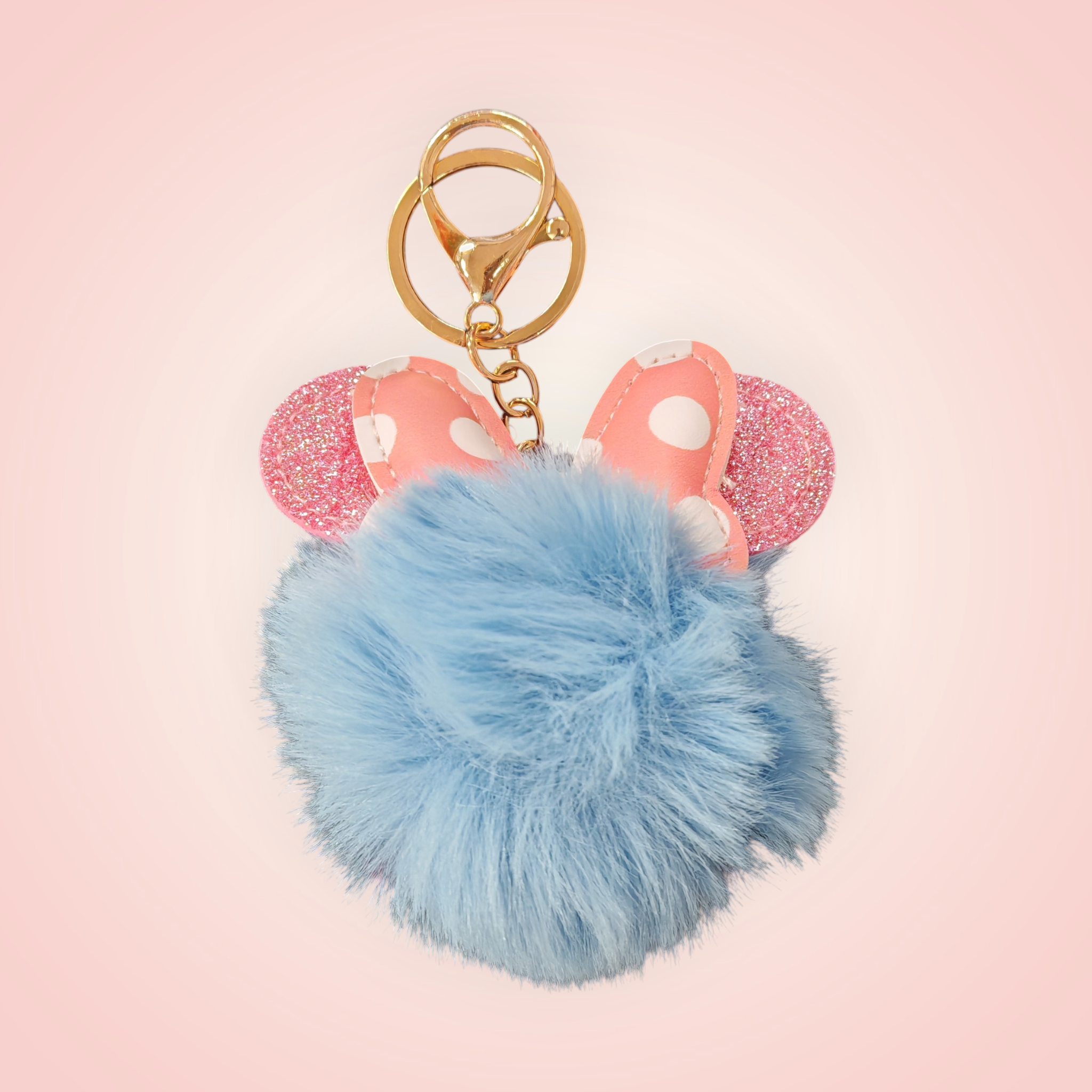 Porte clés pompom minnie