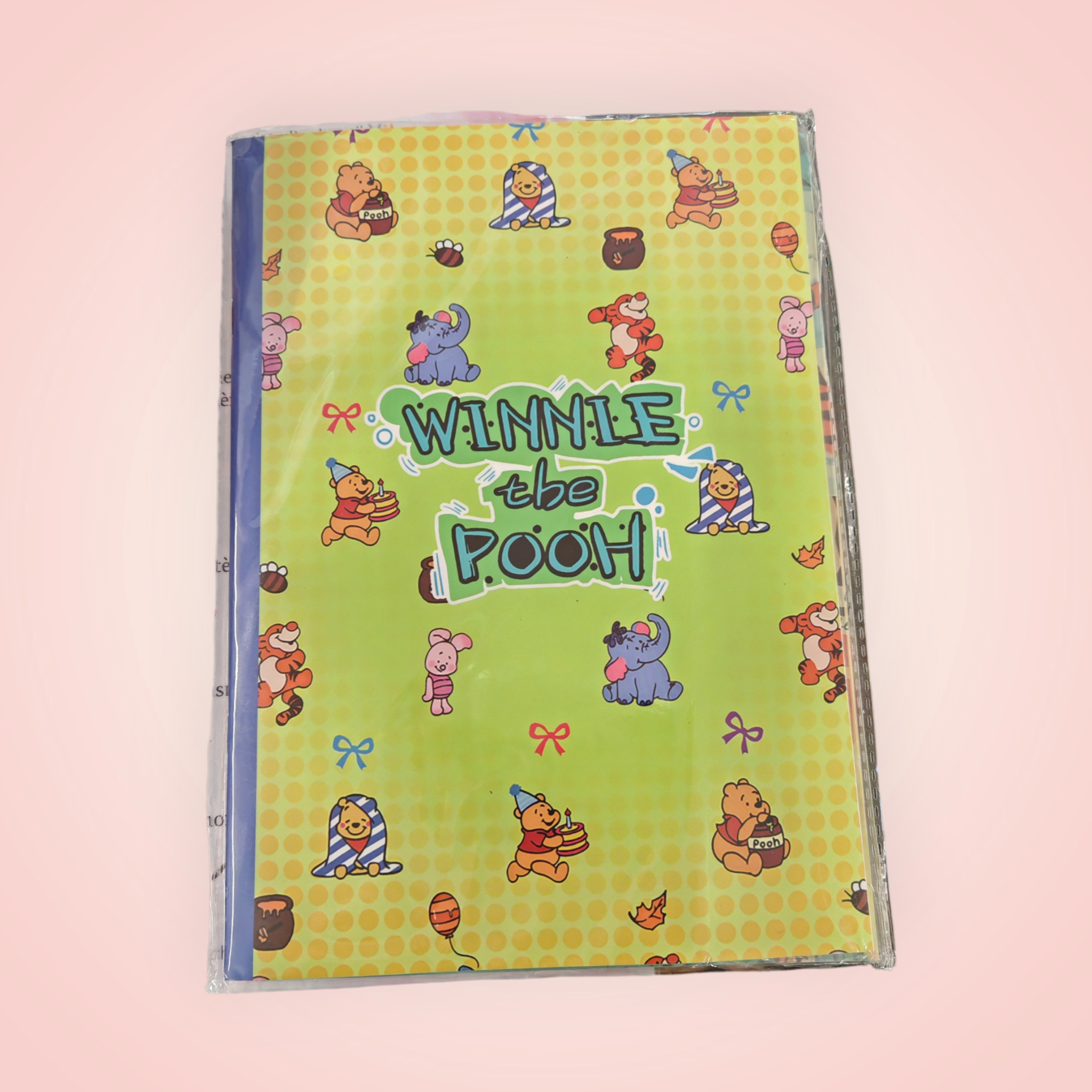 Cahier A4 Winnie l'Ourson different modèle