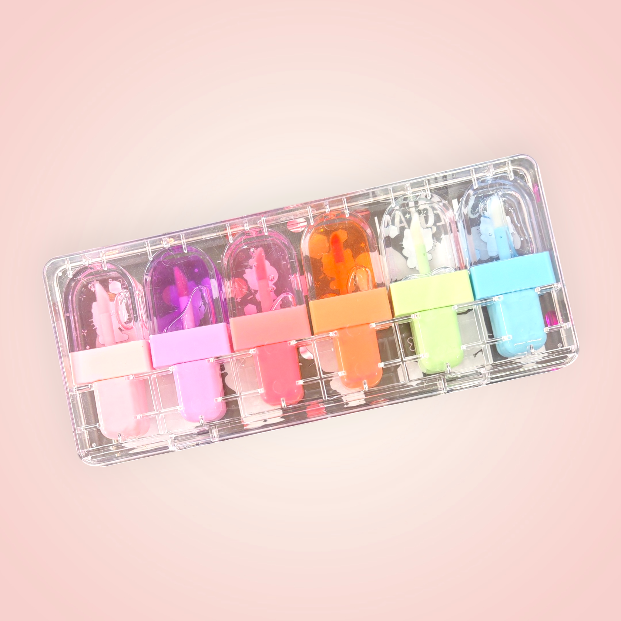 Lots 6 gloss glace hello kitty