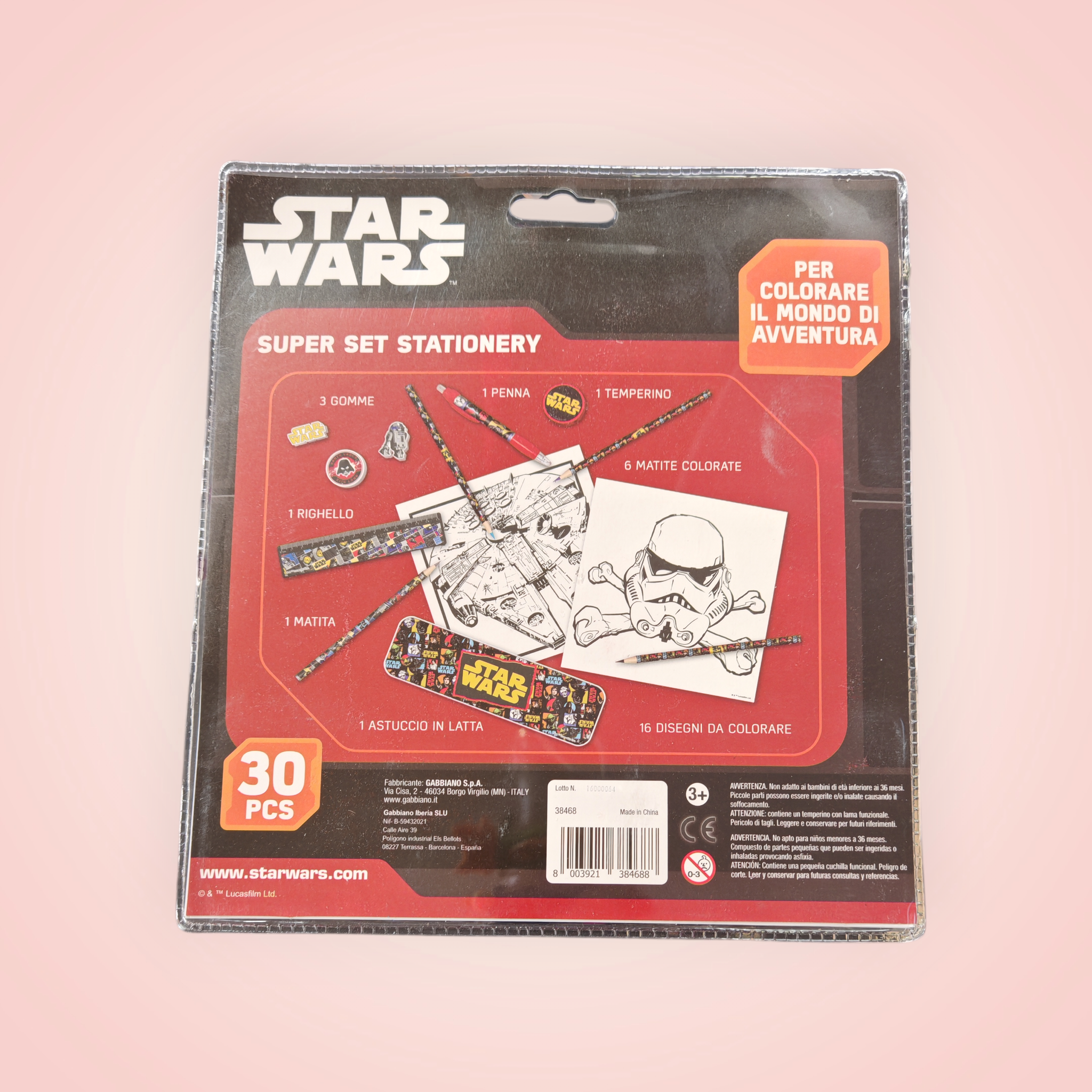 Coffret papeterie star wars