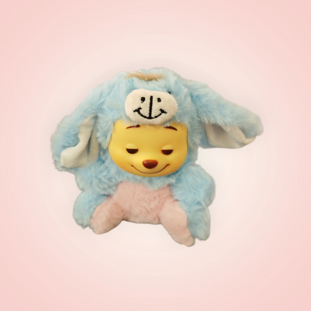 Porte clés doudou Winnie Tigrou / bourriquet