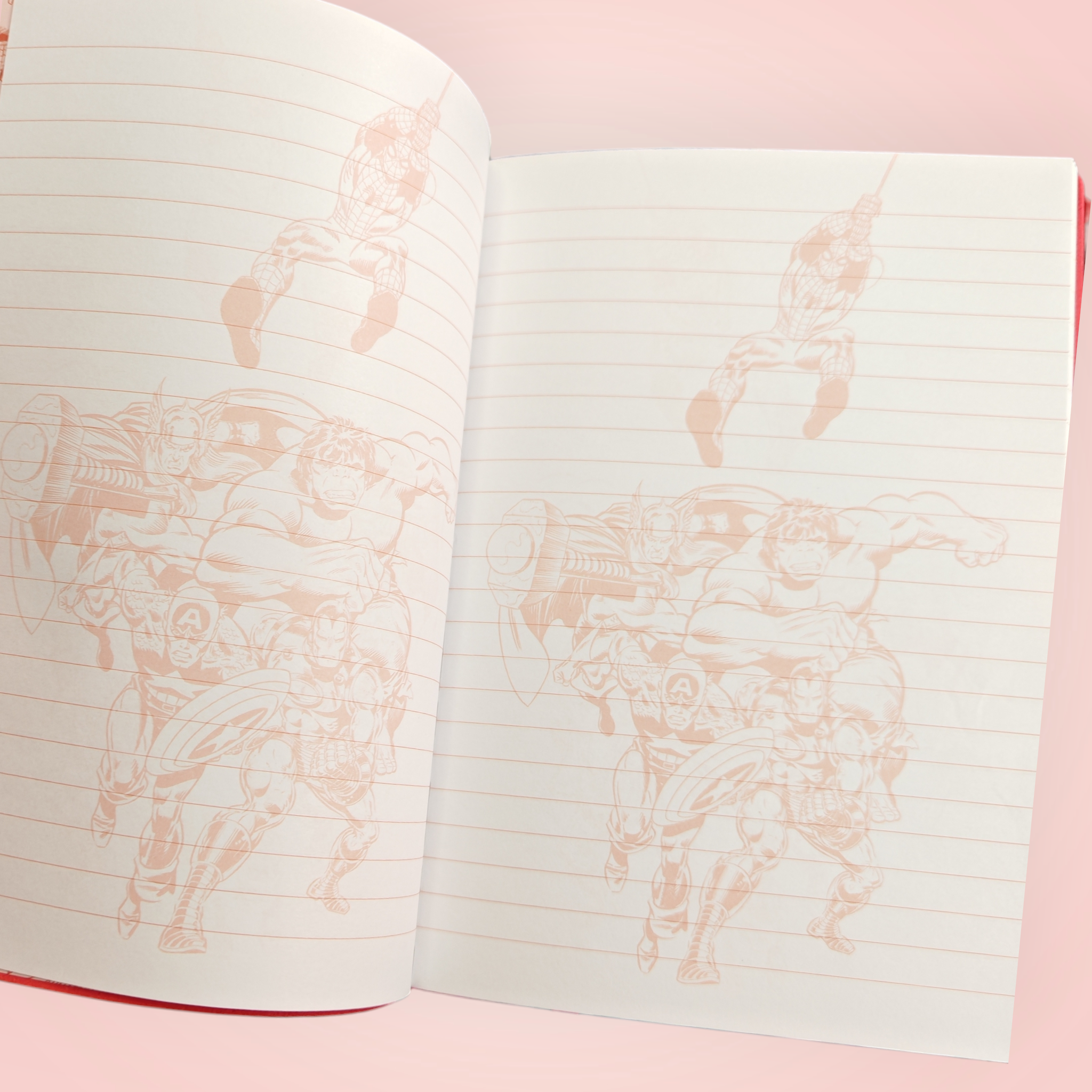 Carnet super héros avangers