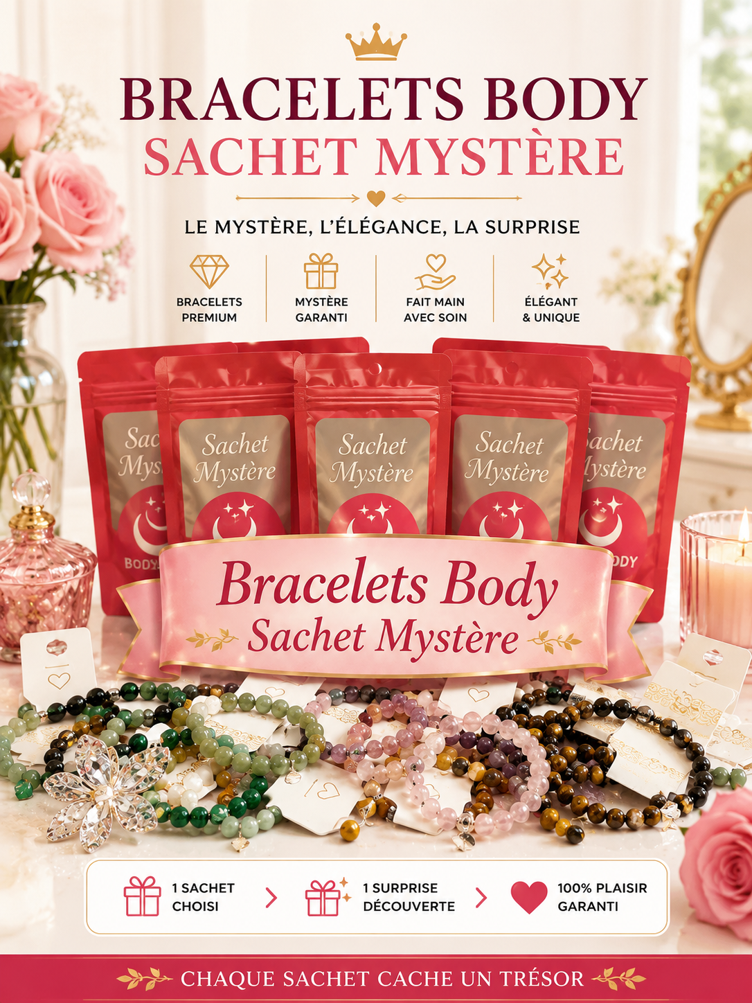 Sachet Mystère de Bracelets en Pierres Naturelles Body